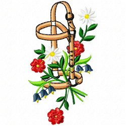 Flowers Embroidery Design 11